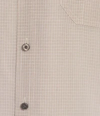 Roundtree & Yorke Short Sleeve Micro Check Sport Shirt