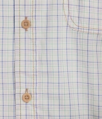 Roundtree & Yorke Short Sleeve Mini Plaid Sport Shirt