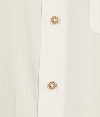 Roundtree & Yorke Short Sleeve Ribstop Solid Sport Shirt