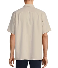 Roundtree & Yorke Short Sleeve Small Check Sport Shirt