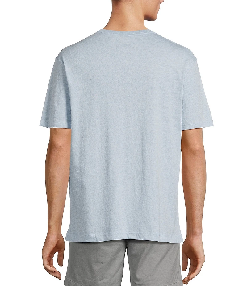 Roundtree & Yorke Short Sleeve Soft Solid Henley Shirt