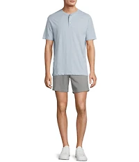 Roundtree & Yorke Short Sleeve Soft Solid Henley Shirt