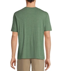 Roundtree & Yorke Short Sleeve Soft Solid Henley Shirt