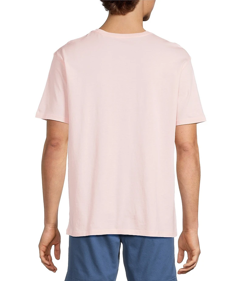 Roundtree & Yorke Solid Cloud Short Sleeve Pocket Crew T-Shirt