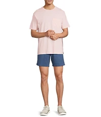 Roundtree & Yorke Solid Cloud Short Sleeve Pocket Crew T-Shirt