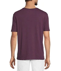 Roundtree & Yorke Solid Cloud Short Sleeve Pocket Crew T-Shirt