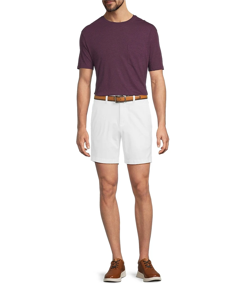 Roundtree & Yorke Solid Cloud Short Sleeve Pocket Crew T-Shirt