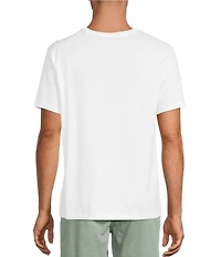 Roundtree & Yorke Solid Cloud Short Sleeve Pocket Crew T-Shirt