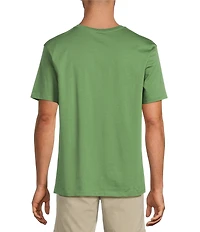 Roundtree & Yorke Solid Cloud Short Sleeve Pocket Crew T-Shirt