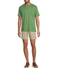 Roundtree & Yorke Solid Cloud Short Sleeve Pocket Crew T-Shirt