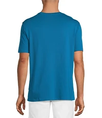 Roundtree & Yorke Solid Cloud Short Sleeve Pocket Crew T-Shirt