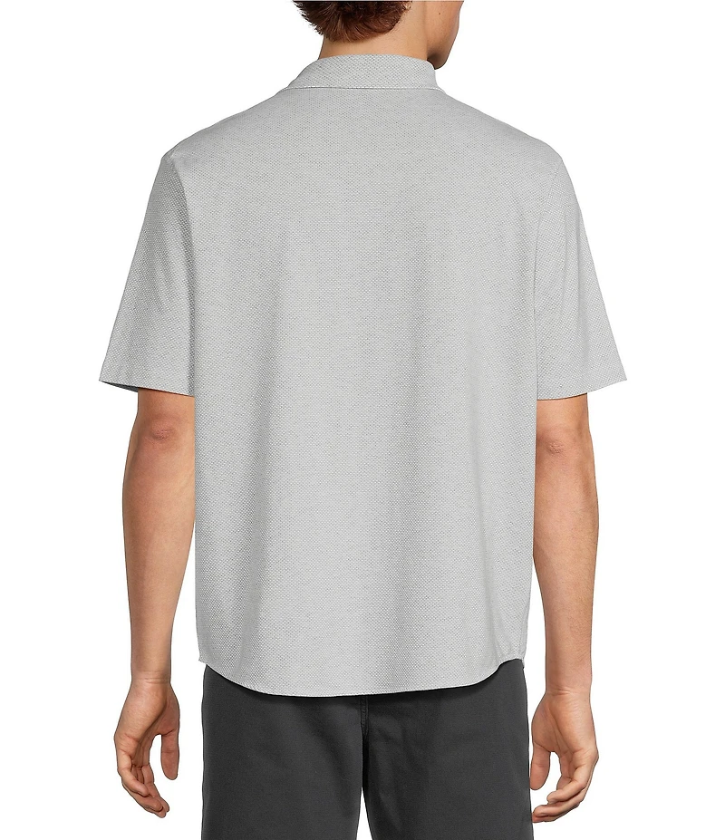 Roundtree & Yorke Short Sleeve Solid Button Front Shirt