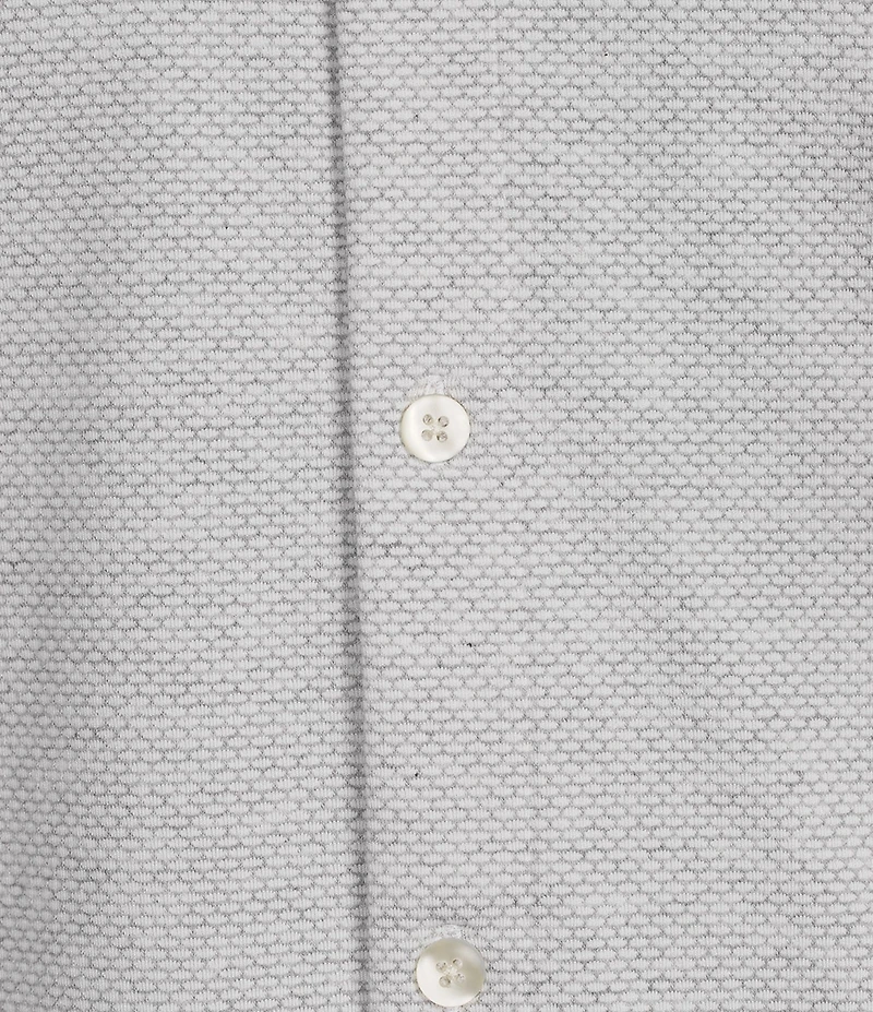 Roundtree & Yorke Short Sleeve Solid Button Front Shirt