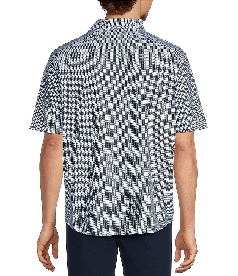 Roundtree & Yorke Short Sleeve Solid Button Front Shirt