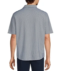 Roundtree & Yorke Short Sleeve Solid Button Front Shirt