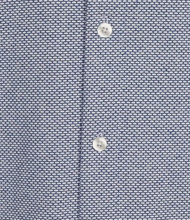 Roundtree & Yorke Short Sleeve Solid Button Front Shirt