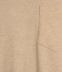 Roundtree & Yorke Short Sleeve Solid Heathered Pocket Crew T-Shirt