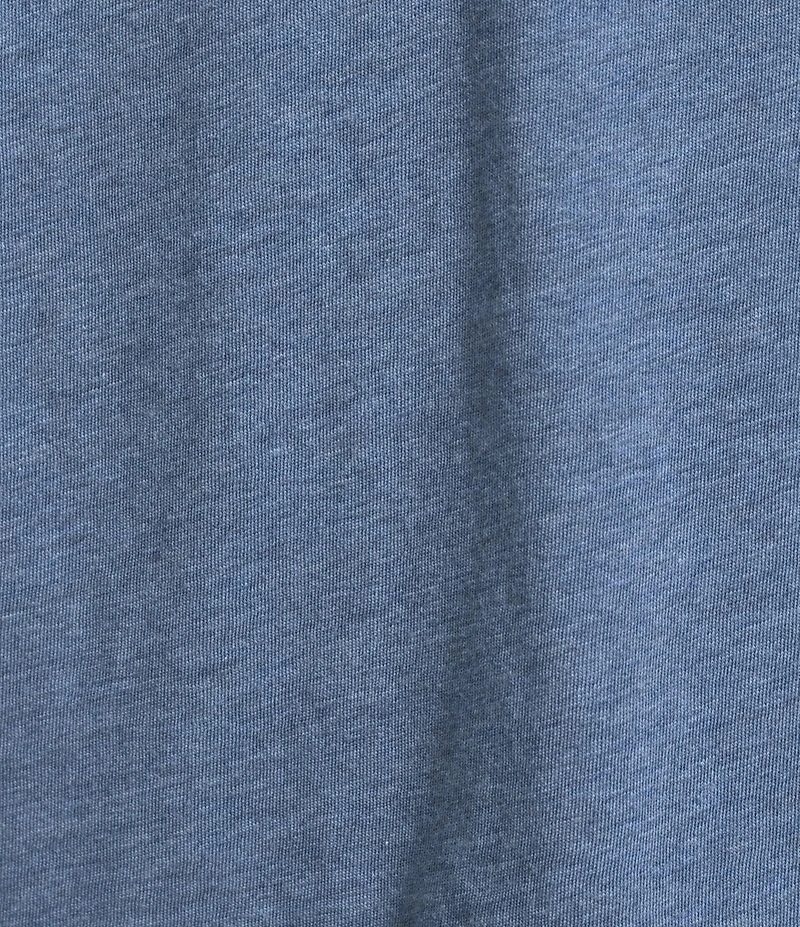 Roundtree & Yorke Solid Cloud Short Sleeve Henley Shirt