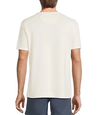 Roundtree & Yorke Short Sleeve Solid Henley Shirt