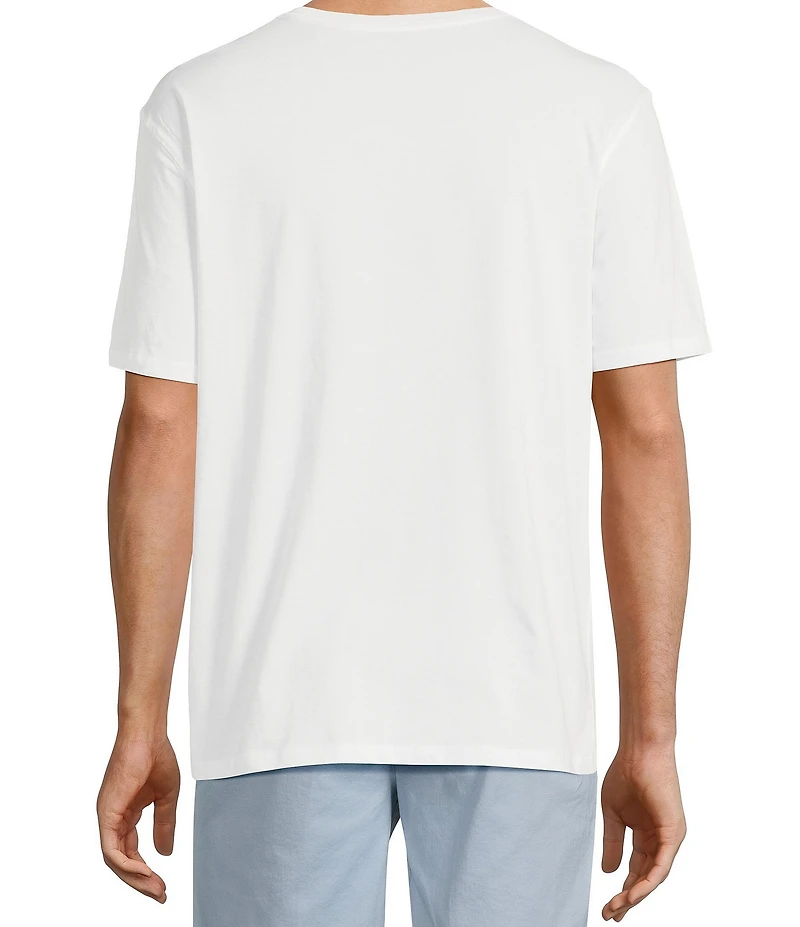 Roundtree & Yorke Short Sleeve Solid Pocket Crew T-Shirt
