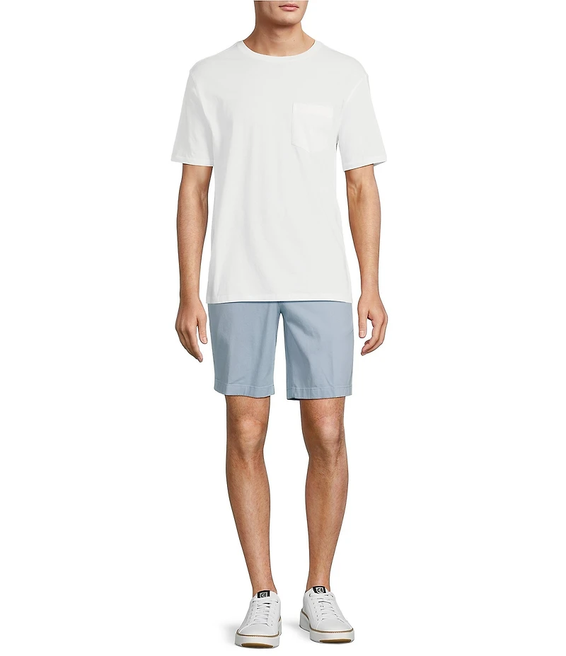 Roundtree & Yorke Short Sleeve Solid Pocket Crew T-Shirt