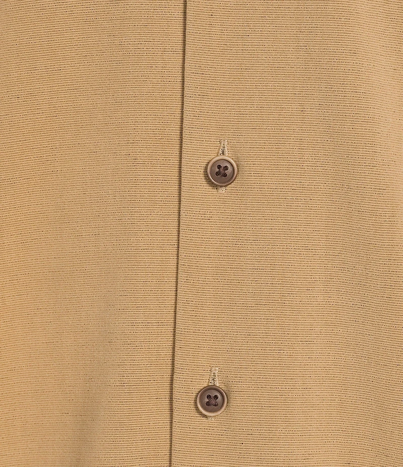 Roundtree & Yorke Short Sleeve Solid Polynosic Camp Sport Shirt