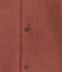 Roundtree & Yorke Short Sleeve Solid Polynosic Camp Sport Shirt