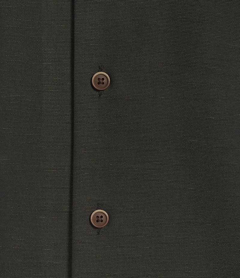 Roundtree & Yorke Short Sleeve Solid Polynosic Camp Sport Shirt