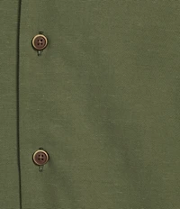 Roundtree & Yorke Short Sleeve Solid Polynosic Camp Sport Shirt