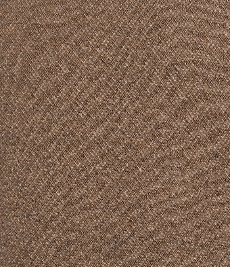 Roundtree & Yorke Short Sleeve Solid Textured Johnny Collar Knit Shirt