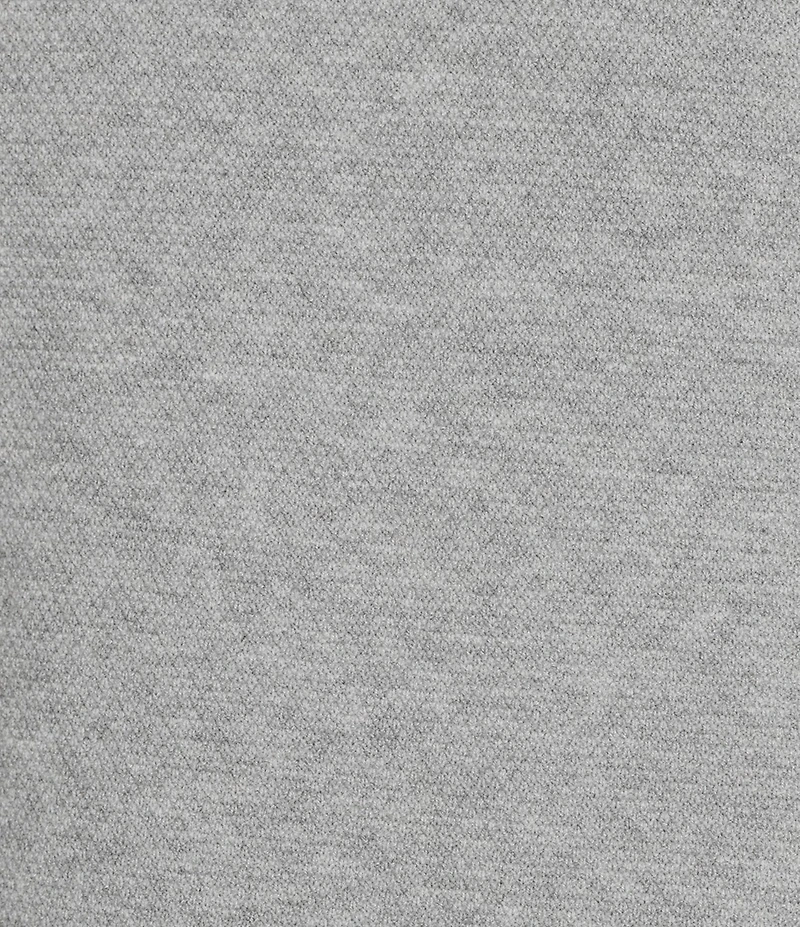 Roundtree & Yorke Short Sleeve Solid Textured Johnny Collar Knit Shirt