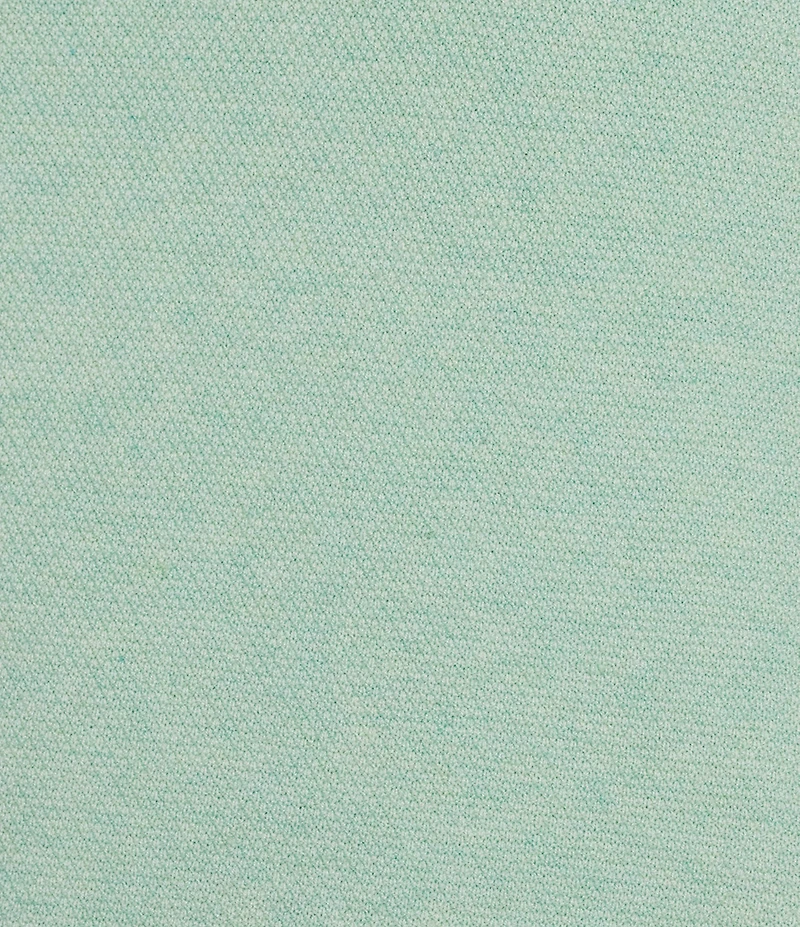 Roundtree & Yorke Short Sleeve Solid Textured Johnny Collar Knit Shirt