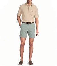 Roundtree & Yorke Short Sleeve Solid Western Polo