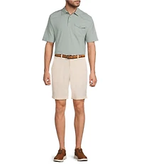 Roundtree & Yorke Short Sleeve Solid Western Polo