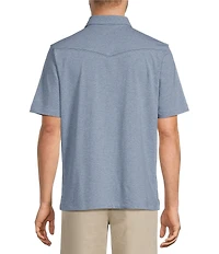 Roundtree & Yorke Short Sleeve Solid Western Polo