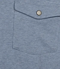 Roundtree & Yorke Short Sleeve Solid Western Polo