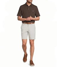 Roundtree & Yorke Short Sleeve Solid Western Polo