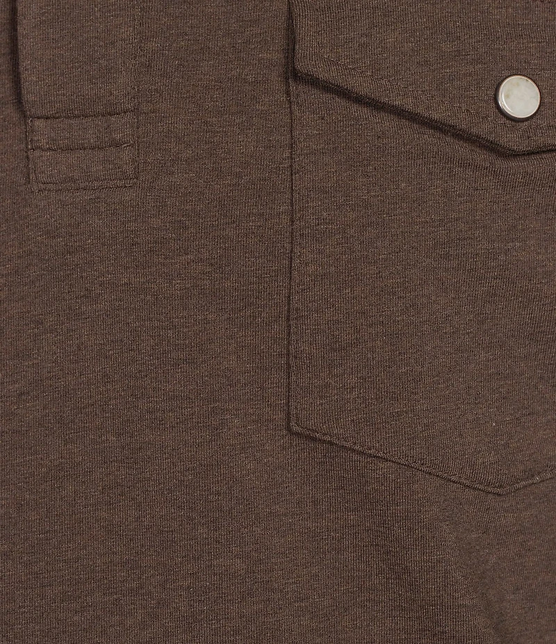 Roundtree & Yorke Short Sleeve Solid Western Polo