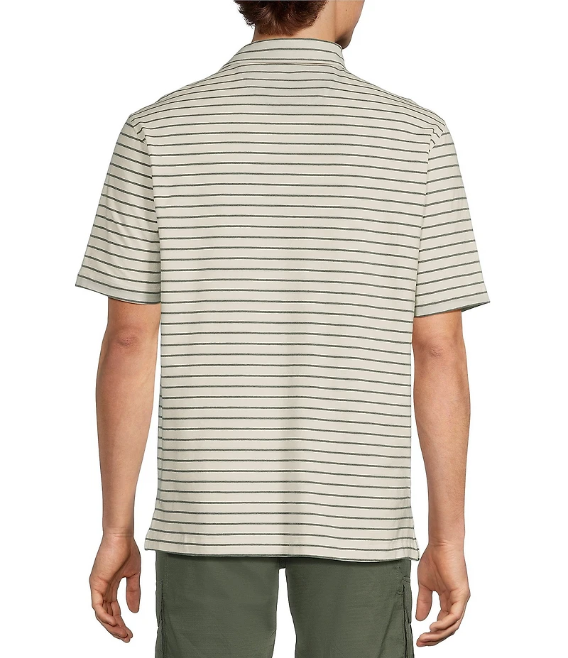 Roundtree & Yorke Short Sleeve Stripe Polo