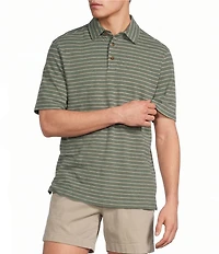Roundtree & Yorke Short Sleeve Stripe Polo