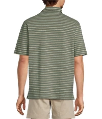Roundtree & Yorke Short Sleeve Stripe Polo
