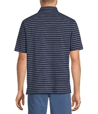 Roundtree & Yorke Short Sleeve Stripe Polo