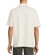Roundtree & Yorke Short Sleeve Textured Solid Polo