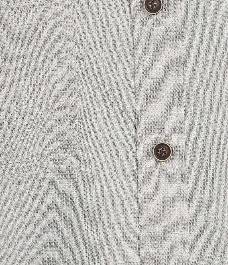 Roundtree & Yorke Short Sleeve Textured Solid Sport Shirt