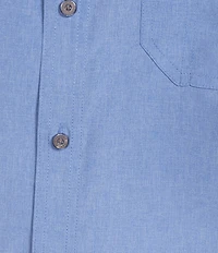 Roundtree & Yorke Short Sleeve Textured Solid Sport Shirt