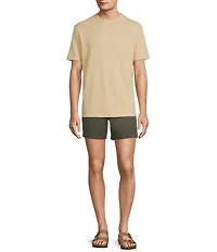 Roundtree & Yorke Short Sleeve Waffle Solid Crew T-Shirt