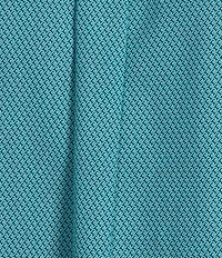 Roundtree & Yorke Short Sleeve Wave Print Poplin Sport Shirt
