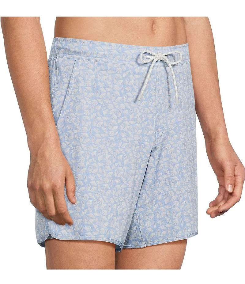 Roundtree & Yorke Small Shell 7#double; Swim Trunks