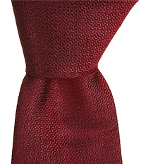 Roundtree & Yorke Solid 3 1/8#double; Traditional Woven Silk Tie