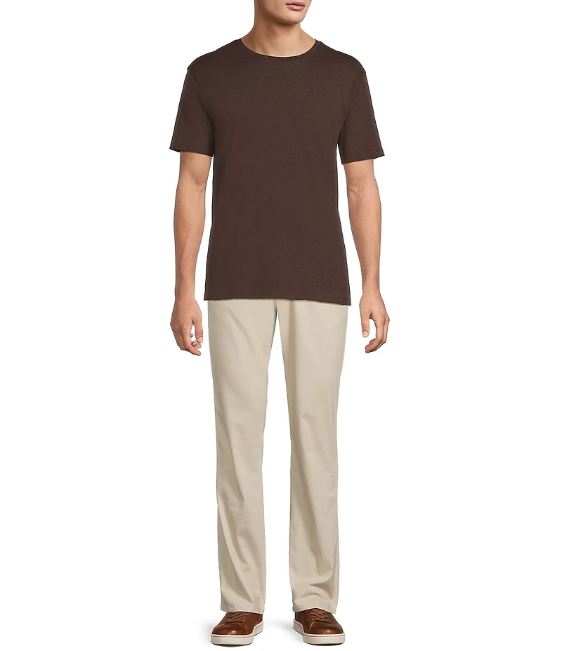 Roundtree & Yorke Solid Cloud Short Sleeve Crew Neck T-Shirt